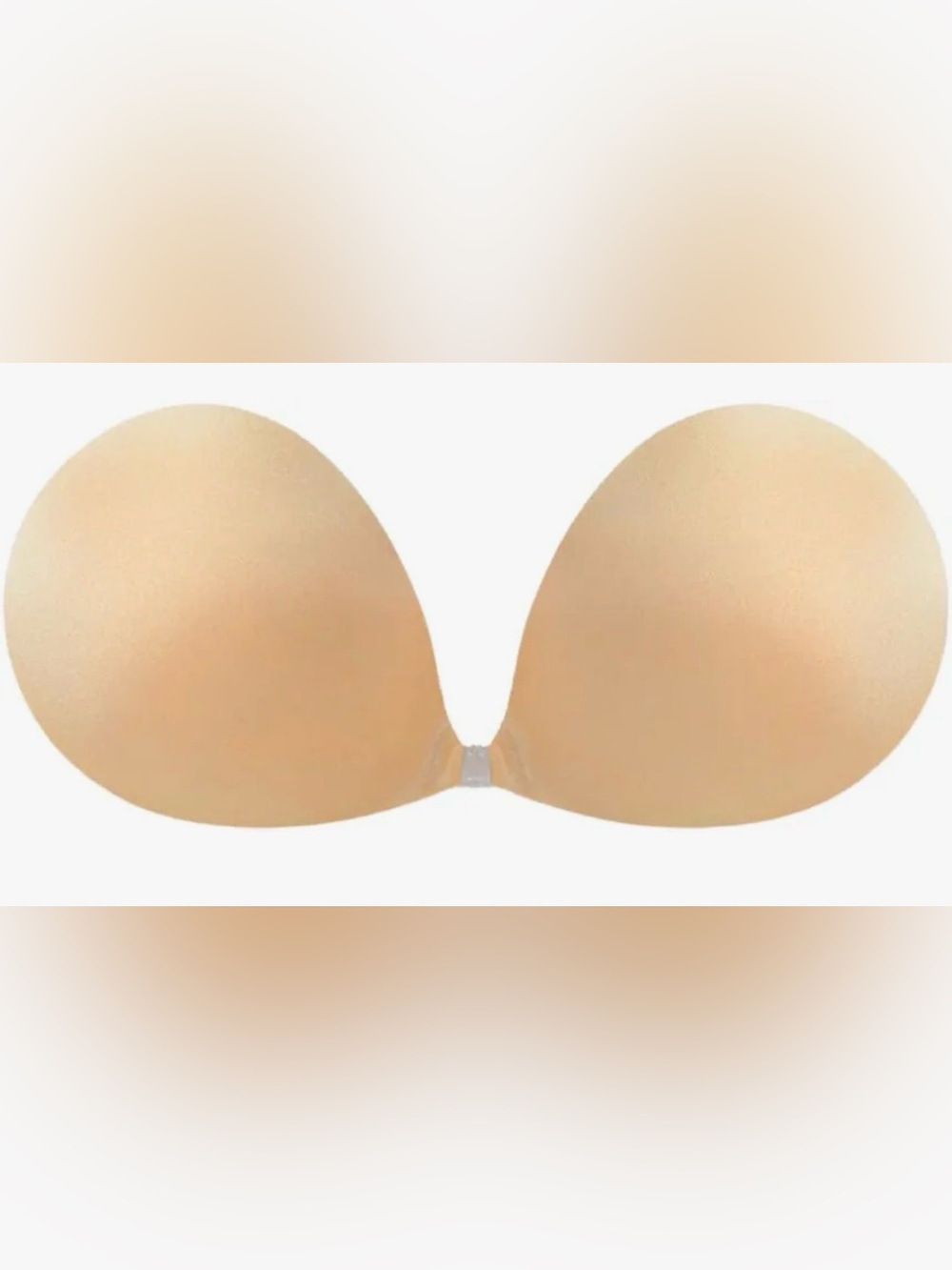 NuBra Self-Adhesive Push-up Bra, Strapless, Backless, NUDE, Size D